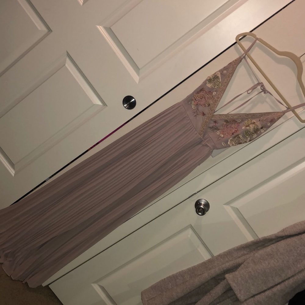 Pale purple dress